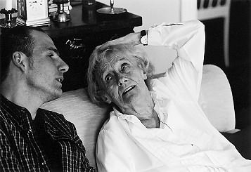 Astrid Lindgren und Matthias Blum. Foto von Jacob Forsell