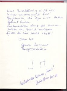 Aus unserem Gästebuch